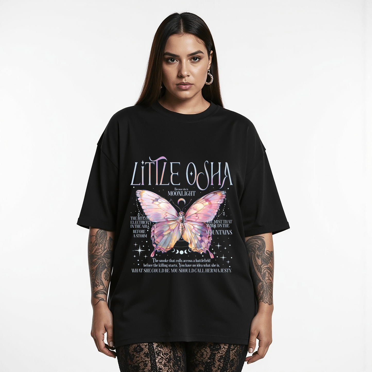 Little Osha Butterfly Softstyle Tee - Starry Skies Austin