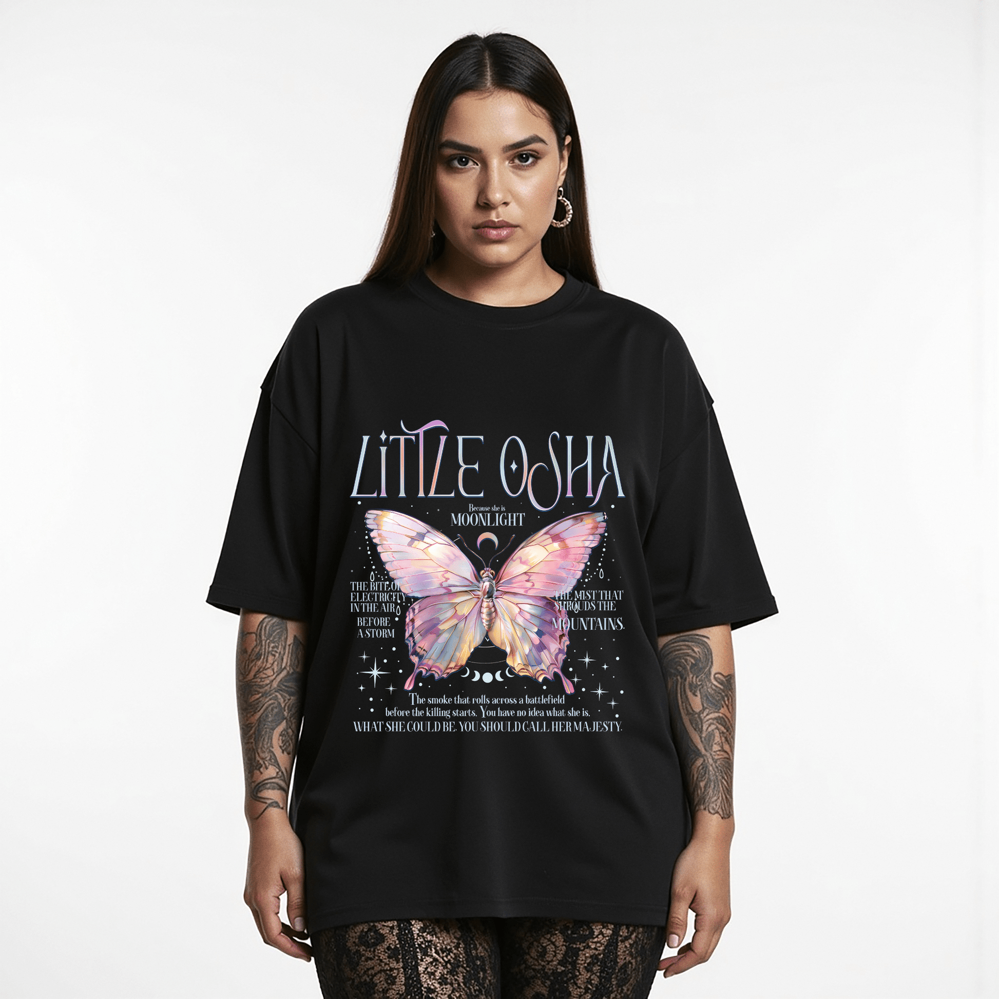 Little Osha Butterfly Softstyle Tee - Starry Skies Austin