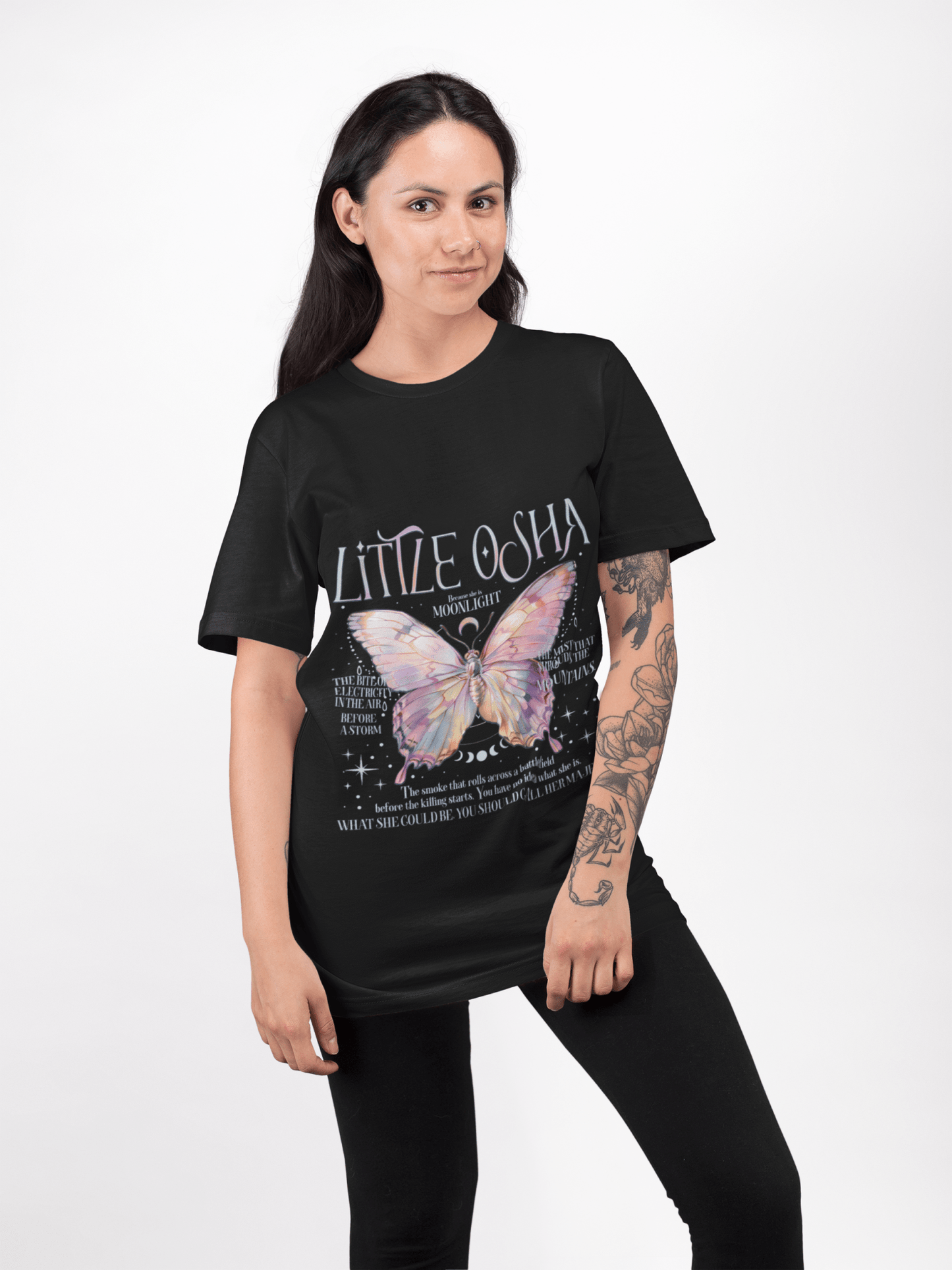 Little Osha Butterfly Softstyle Tee - Starry Skies Austin