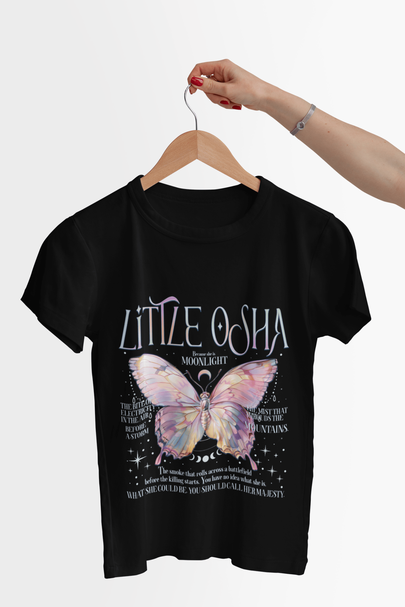 Little Osha Butterfly Softstyle Tee - Starry Skies Austin