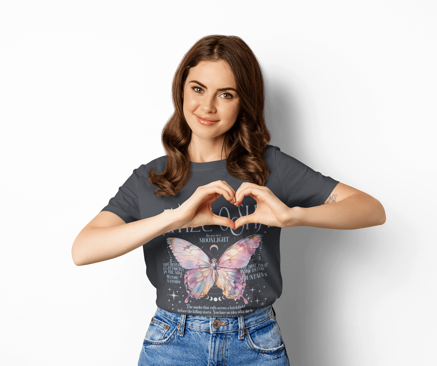 Little Osha Butterfly Softstyle Tee - Starry Skies Austin