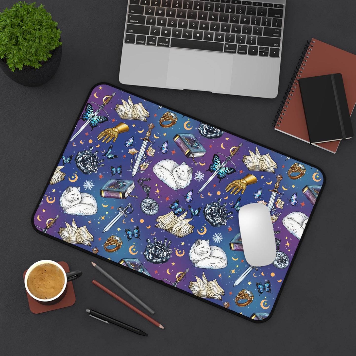 Little Osha Kingfishr Desk Mat - Starry Skies Austin