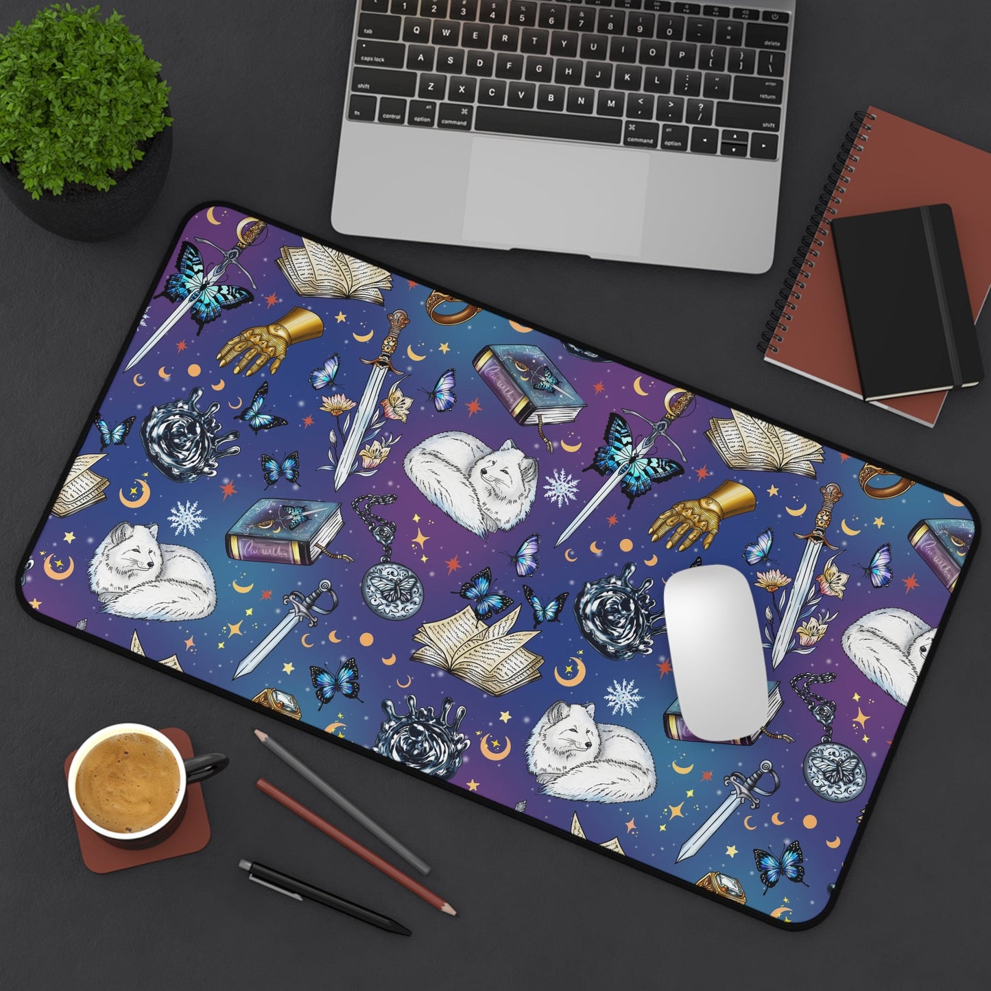 Little Osha Kingfishr Desk Mat - Starry Skies Austin