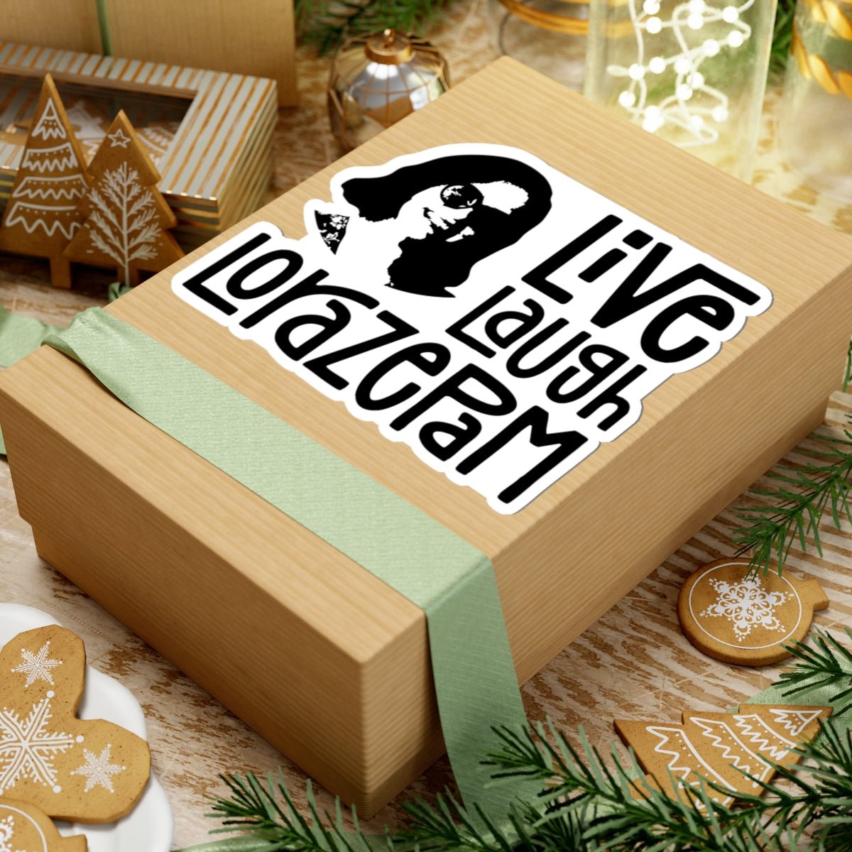 Live Laugh Lorazepam Vinyl Sticker Decal - Starry Skies Austin
