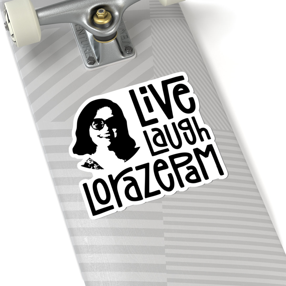 Live Laugh Lorazepam Vinyl Sticker Decal - Starry Skies Austin
