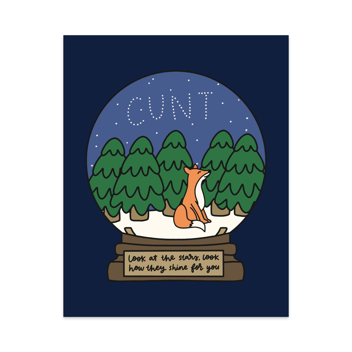 Look At The Stars Unframed Art Print - Starry Skies Austin