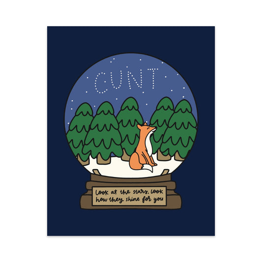 Look At The Stars Unframed Art Print - Starry Skies Austin