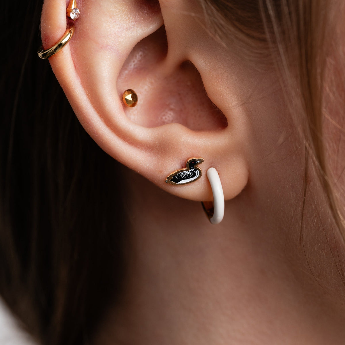 Loon Studs - Starry Skies Austin
