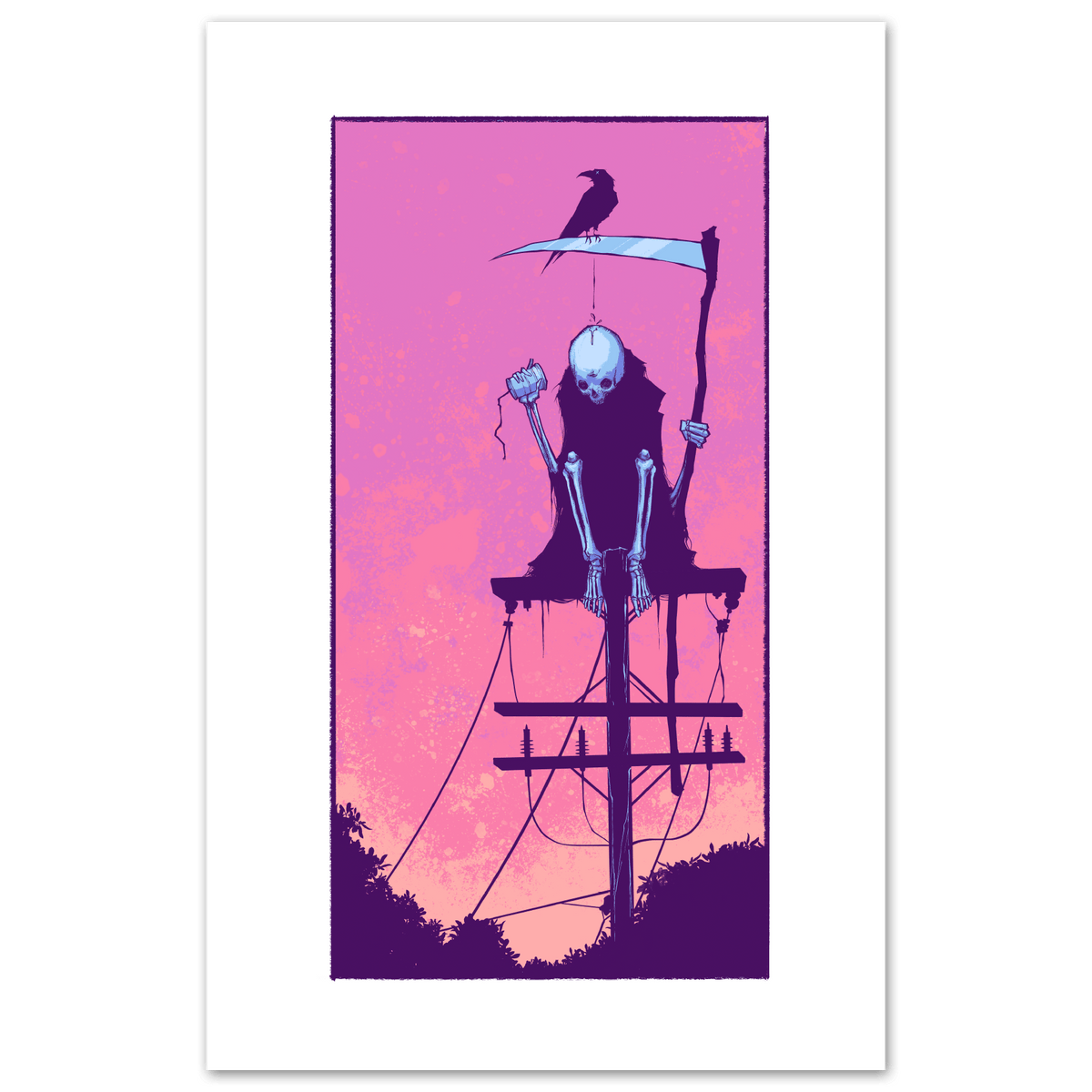 Lost Connection Print - Starry Skies Austin