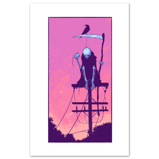 Lost Connection Print - Starry Skies Austin