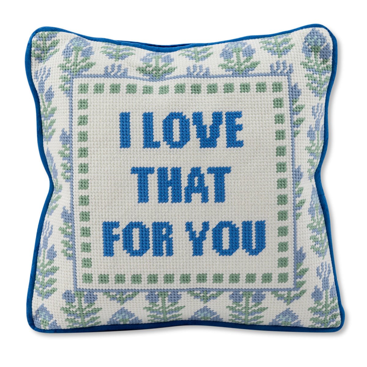 Love That for You Needlepoint Pillow - Starry Skies Austin