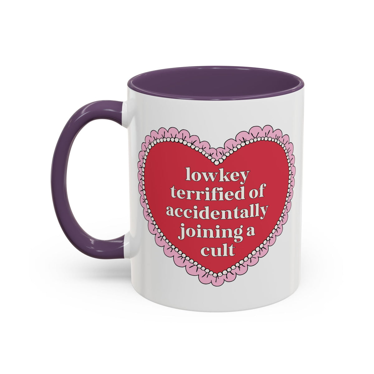 Lowkey Terrified of Accidentally Joining a Cult Coffee Mug - Starry Skies Austin