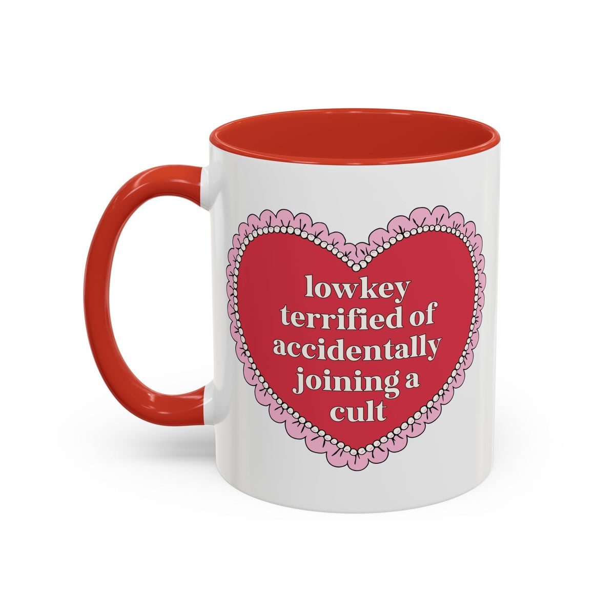 Lowkey Terrified of Accidentally Joining a Cult Coffee Mug - Starry Skies Austin
