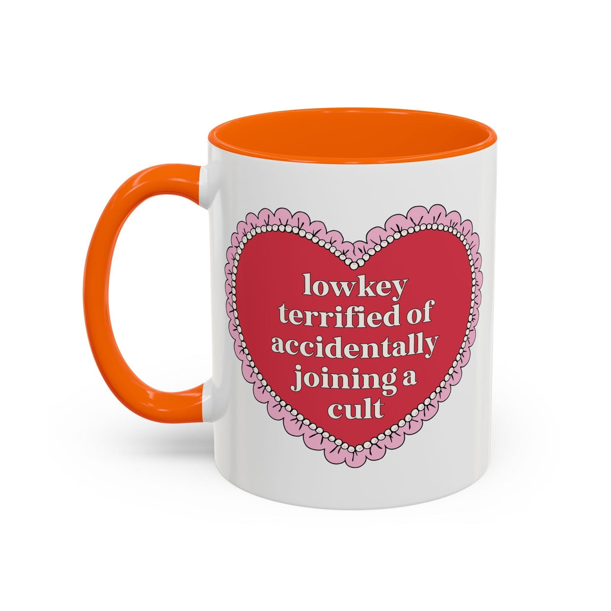 Lowkey Terrified of Accidentally Joining a Cult Coffee Mug - Starry Skies Austin