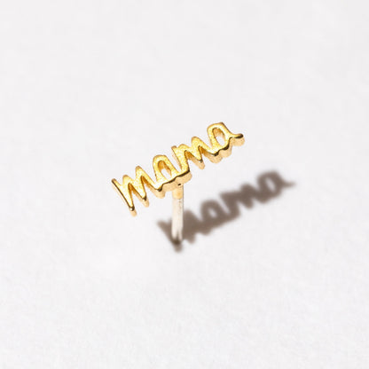 Mama Script Studs - Starry Skies Austin