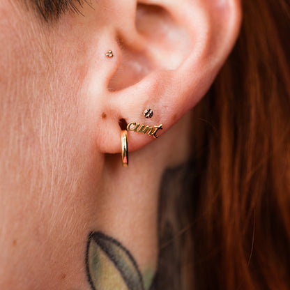 Margot Huggie Hoops - Starry Skies Austin
