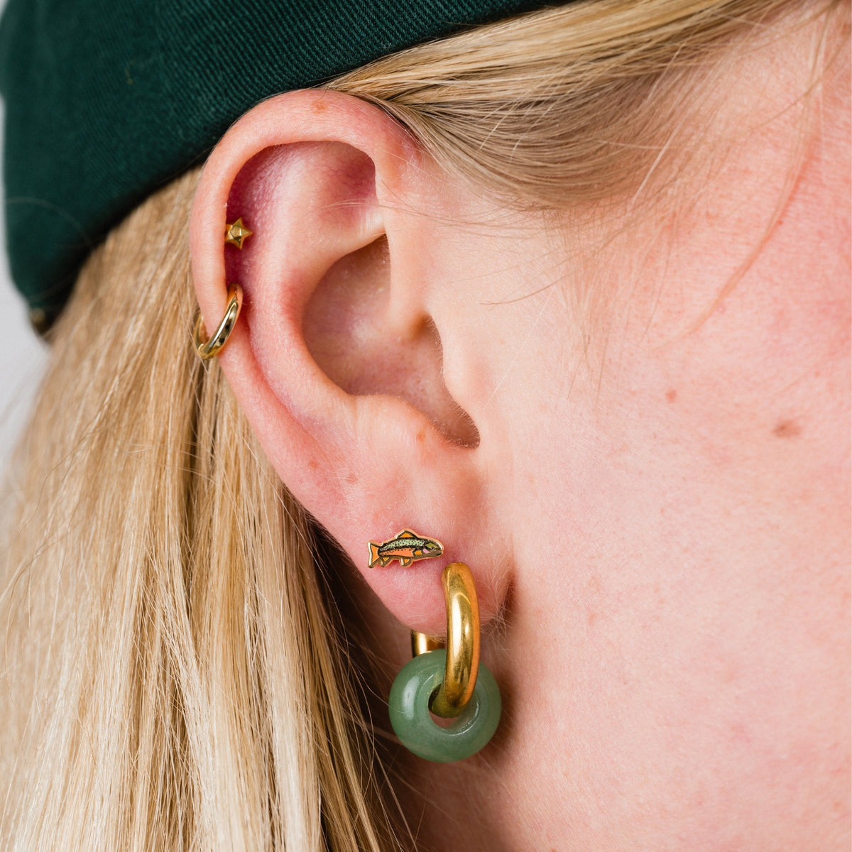 Margot Huggie Hoops - Starry Skies Austin