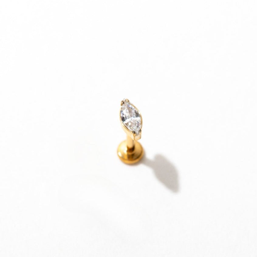 Marquise Flat Back Studs - Starry Skies Austin