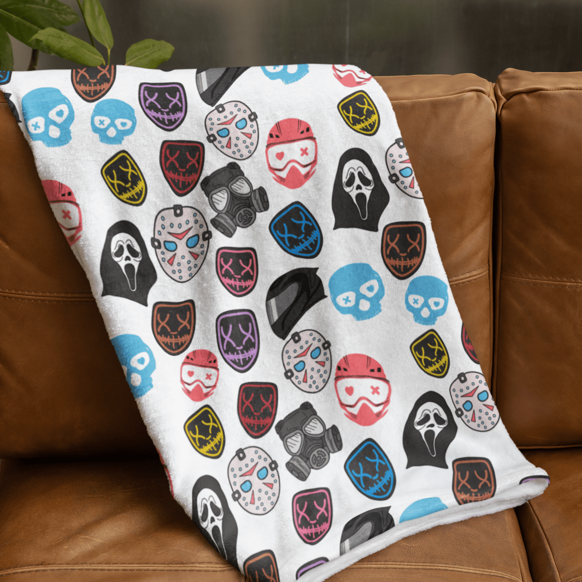 Masked Men Cozy Blanket - Starry Skies Austin