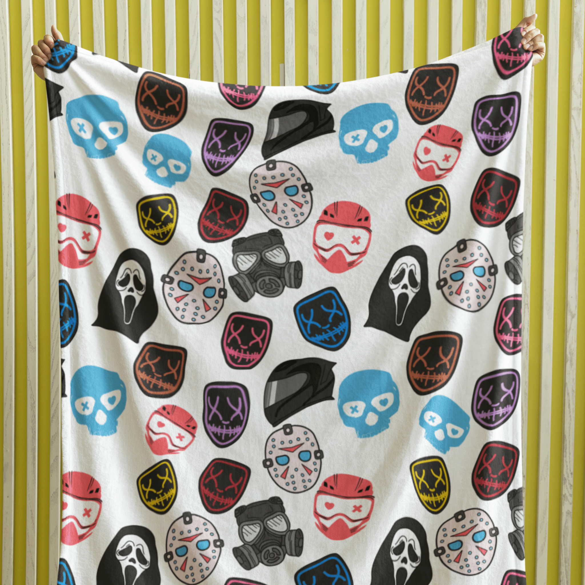 Masked Men Cozy Blanket - Starry Skies Austin