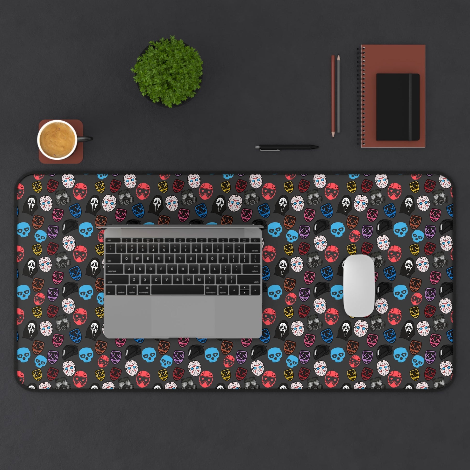 Masked Men Dark Romance Desk Mat - Starry Skies Austin