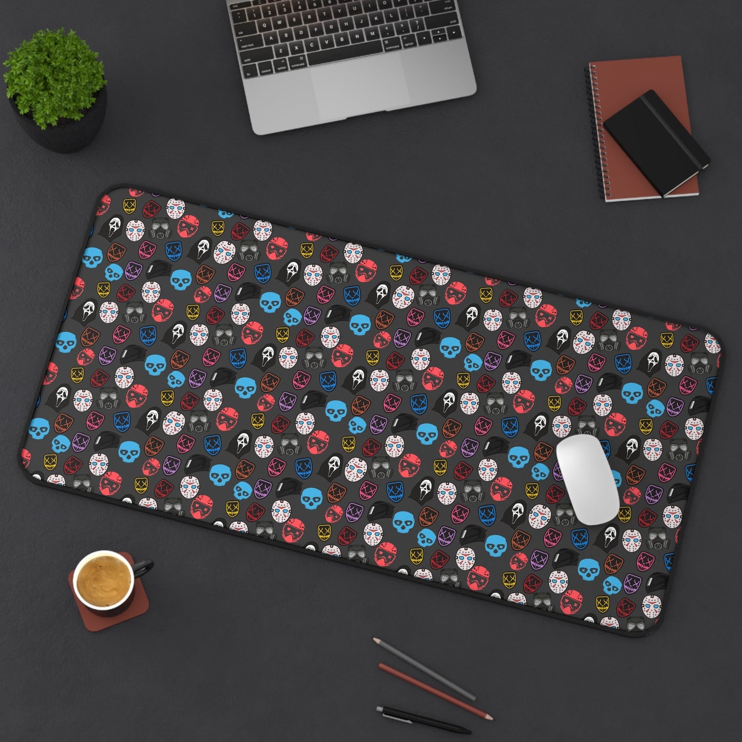 Masked Men Dark Romance Desk Mat - Starry Skies Austin