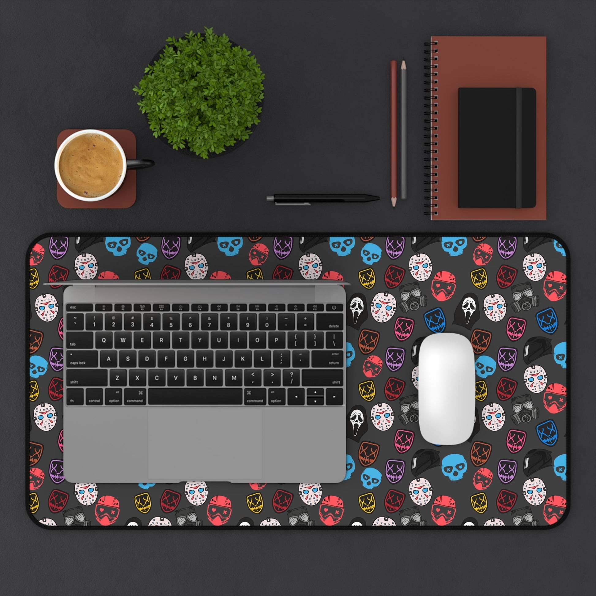 Masked Men Dark Romance Desk Mat - Starry Skies Austin