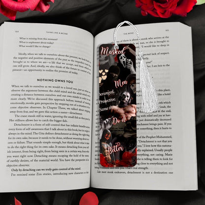 Masked Men Do it Better Smut Inspired Collage Bookmark - Starry Skies Austin