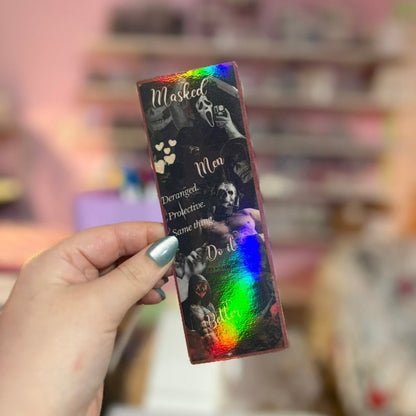 Masked Men Do it Better Smut Inspired Collage Bookmark - Starry Skies Austin