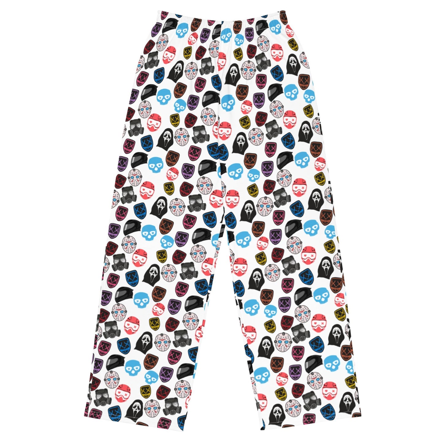 Masked men wide - leg lounge pants - Starry Skies Austin