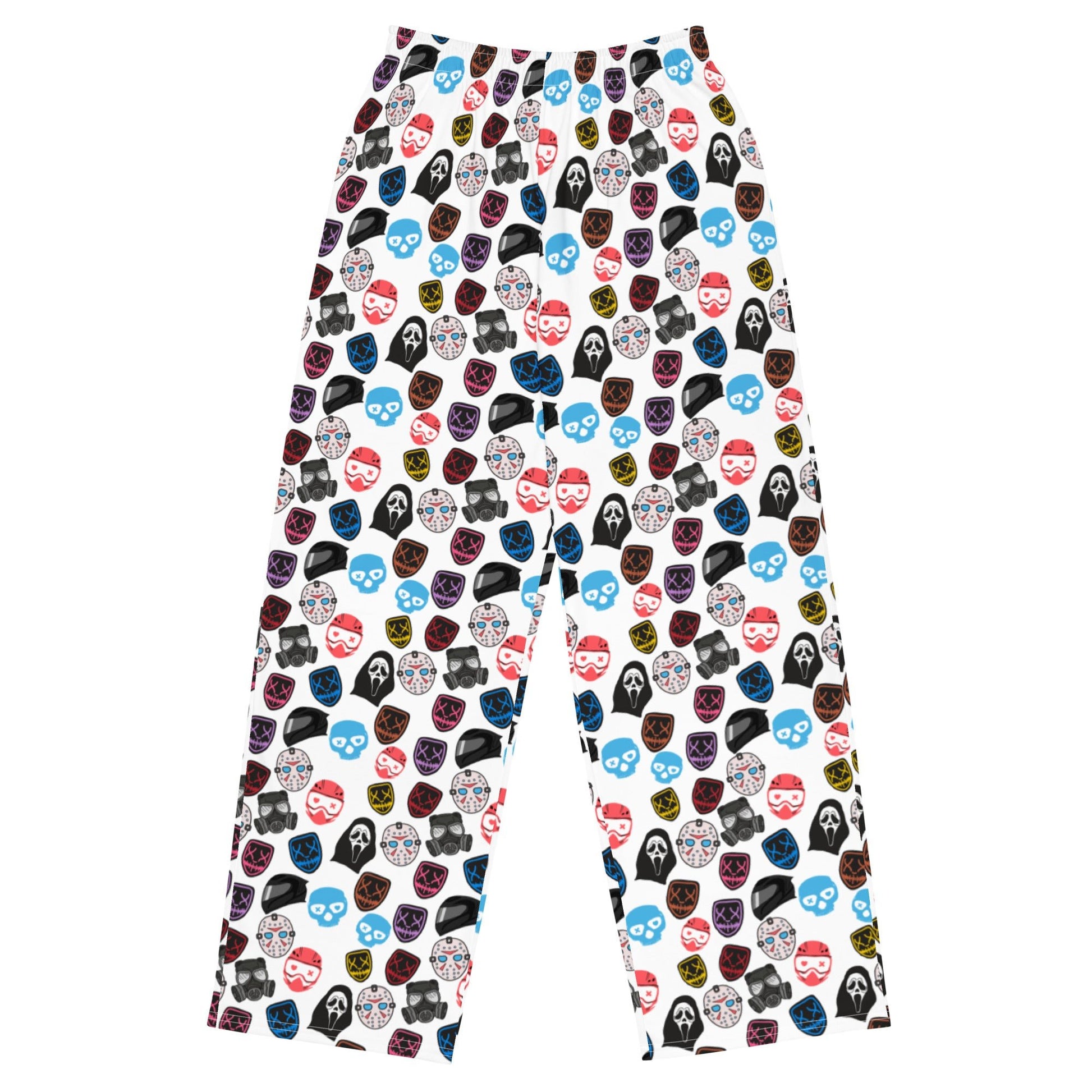 Masked men wide - leg lounge pants - Starry Skies Austin