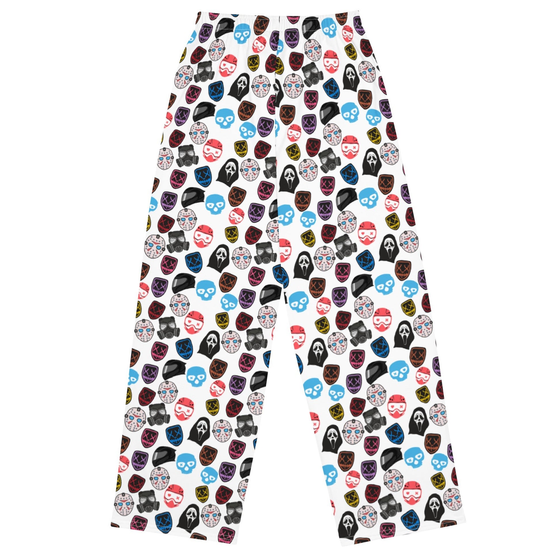 Masked men wide - leg lounge pants - Starry Skies Austin
