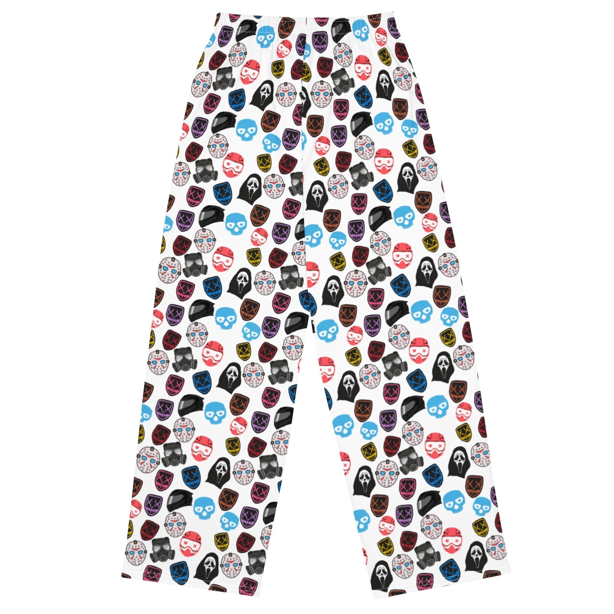 Masked men wide - leg lounge pants - Starry Skies Austin