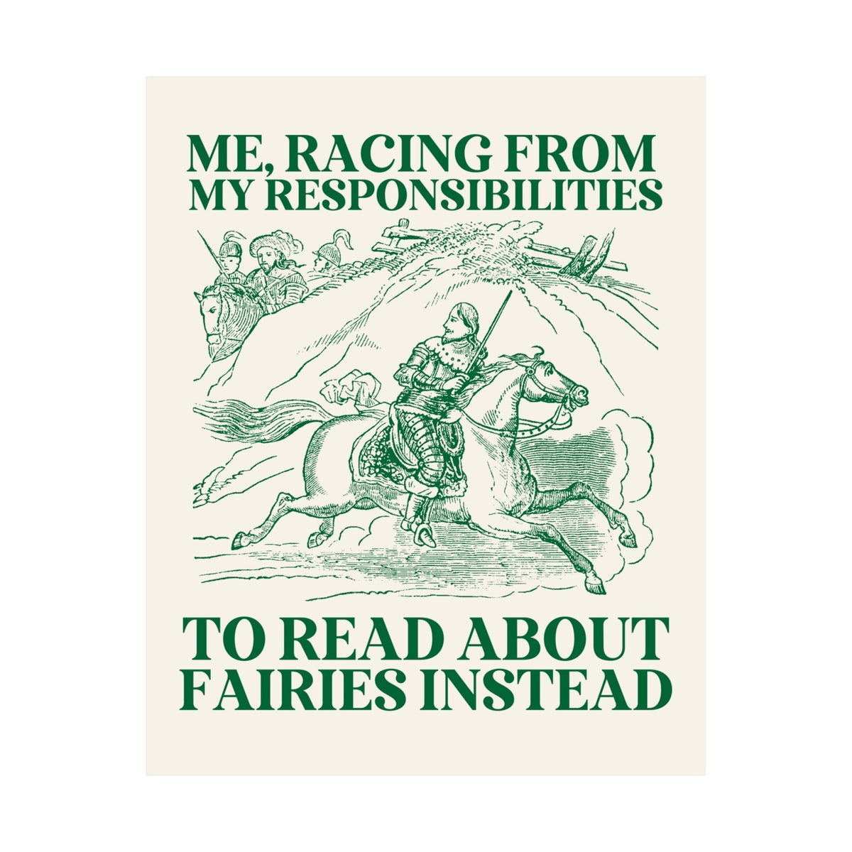 Me, Racing From My Responsibilities To Read About Fairies Instead - Starry Skies Austin