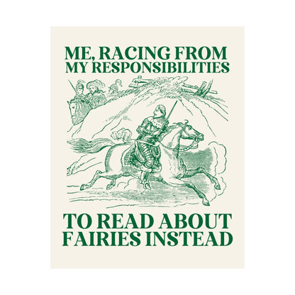 Me, Racing From My Responsibilities To Read About Fairies Instead - Starry Skies Austin