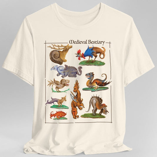 Medieval Bestiary T-Shirt - Starry Skies Austin