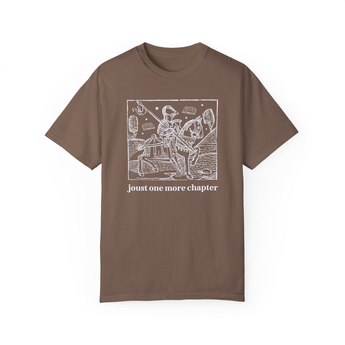 Medieval Bookish Tee Shirt for Romance Reader - Starry Skies Austin