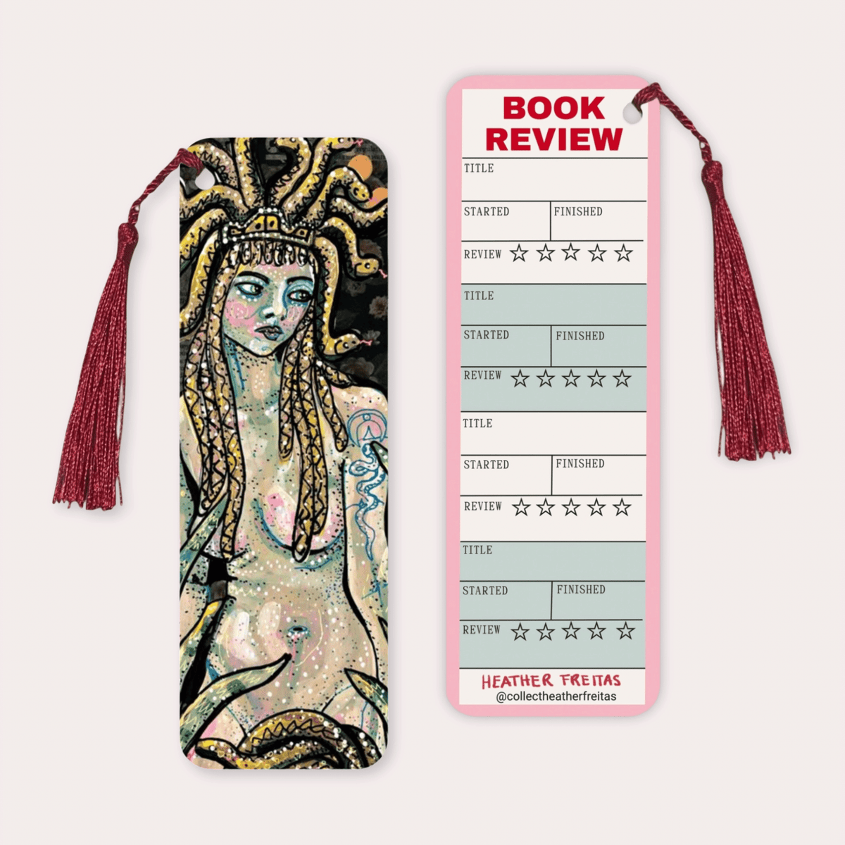Medusa Soft Touch Premium Bookmark - Starry Skies Austin