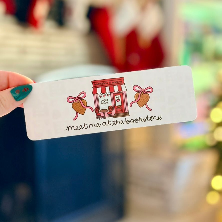 Meet Me at the Bookstore Dual-Sided Matte Cardstock Bookmark - Starry Skies Austin