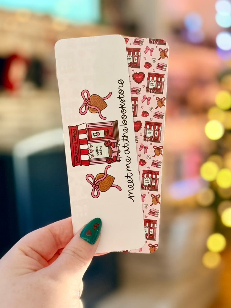 Meet Me at the Bookstore Dual-Sided Matte Cardstock Bookmark - Starry Skies Austin