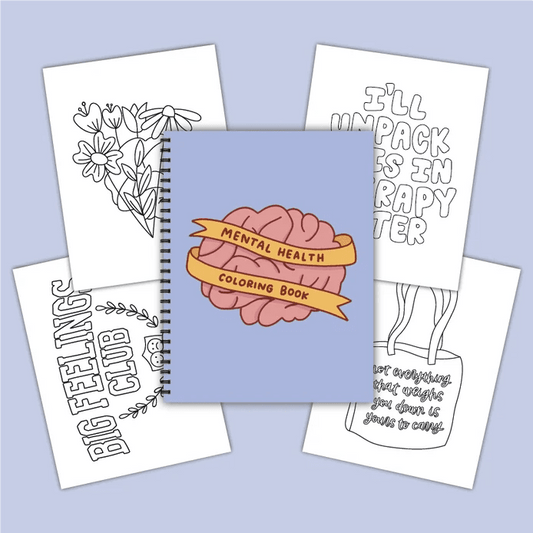 Mental Health Coloring Book - Starry Skies Austin