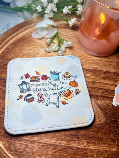 Mentally in Stars Hollow Coasters - Set of 2 - Starry Skies Austin