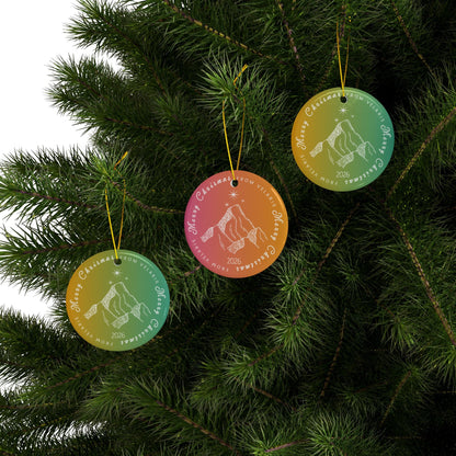 Merry Christmas From Velaris ACOTAR Christmas Ornament - Starry Skies Austin