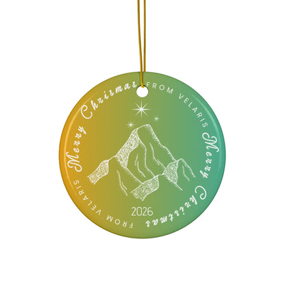 Merry Christmas From Velaris ACOTAR Christmas Ornament - Starry Skies Austin