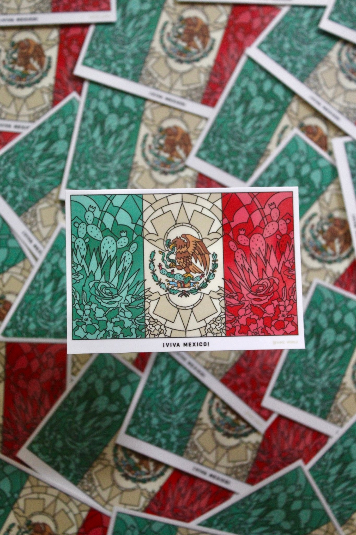 Mexico Flag Sticker - Starry Skies Austin