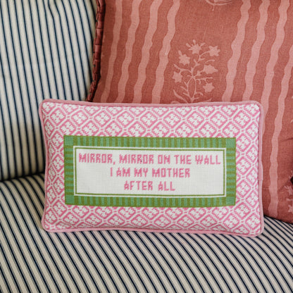 Mirror Mirror Needlepoint Pillow - Starry Skies Austin