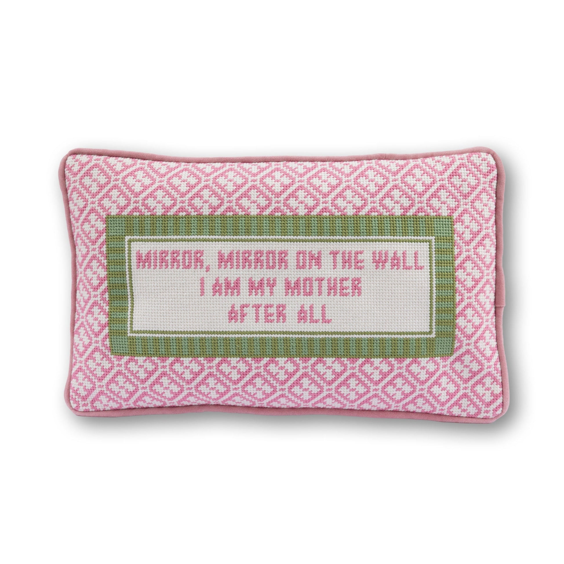 Mirror Mirror Needlepoint Pillow - Starry Skies Austin