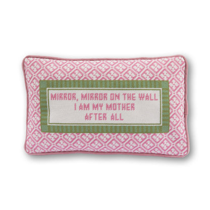 Mirror Mirror Needlepoint Pillow - Starry Skies Austin