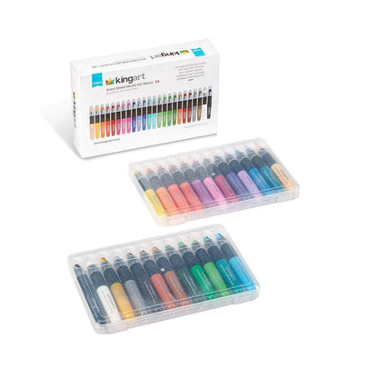 Mixed Media Gel Stick Crayons - 24 Colors - Starry Skies Austin