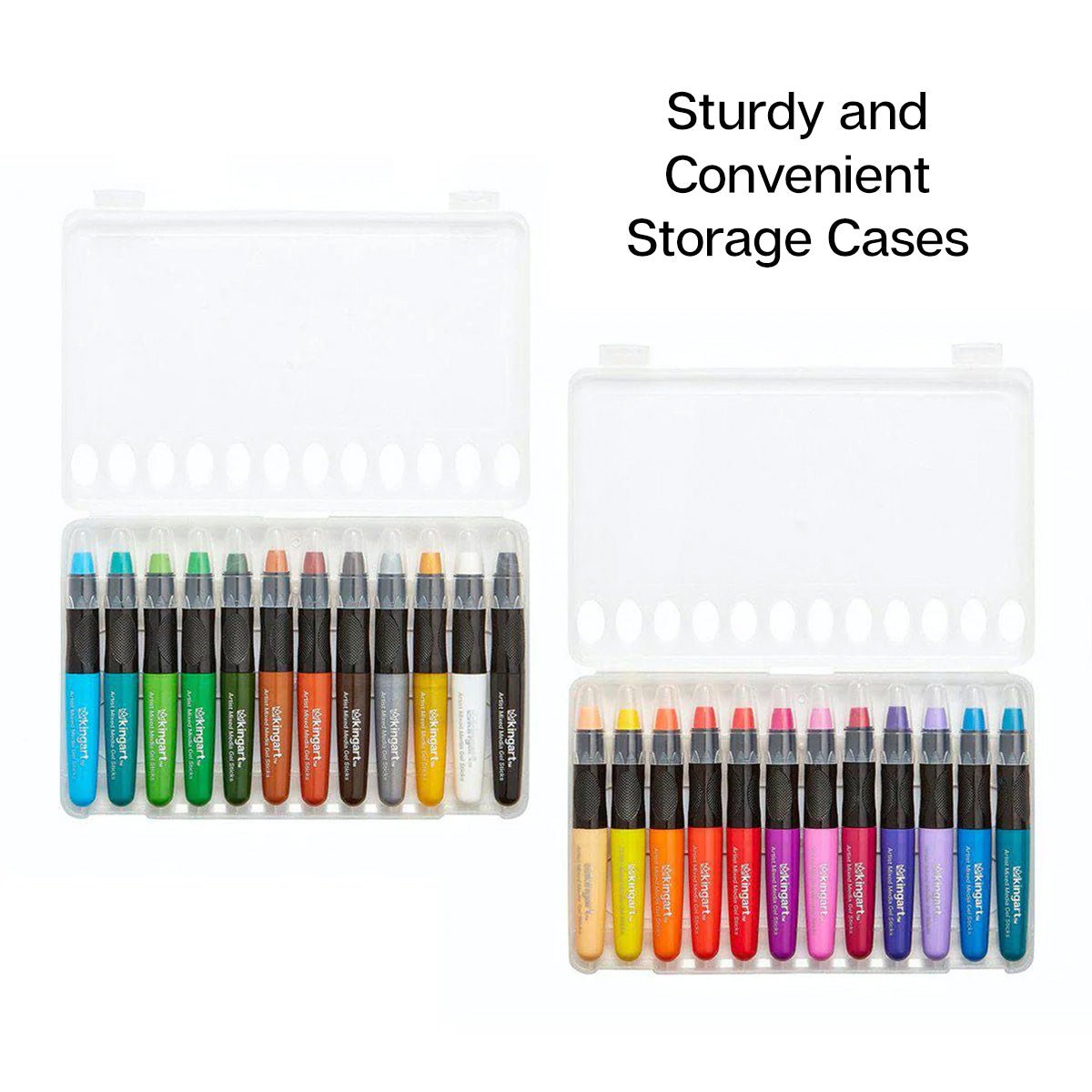 Mixed Media Gel Stick Crayons - 24 Colors - Starry Skies Austin